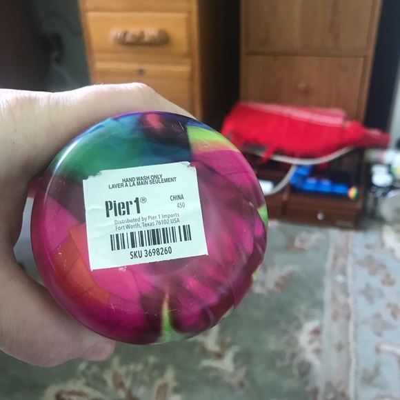 Never used multi-colored water bottle - Picture 2 of 2